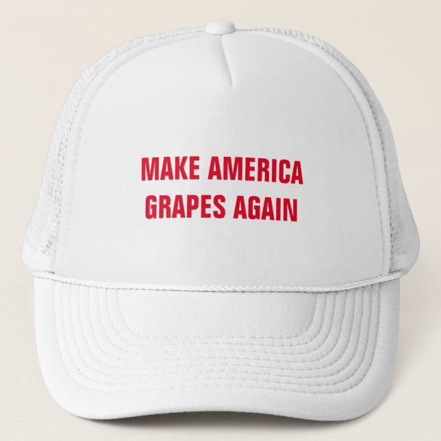 CASQUETTE REFAIRE DES RAISINS AMÉRICAINS (Devant)