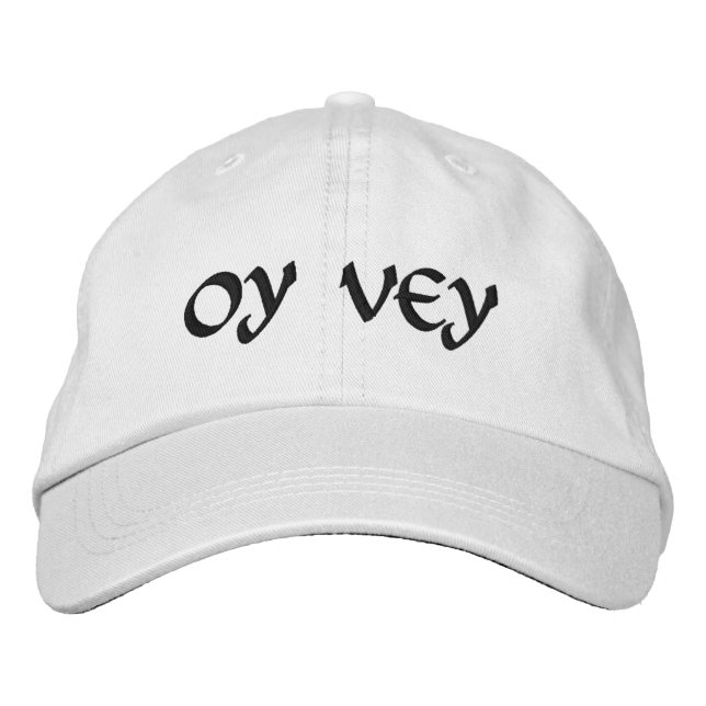 Casquette réglable personnalisé - OY VEY (Devant)