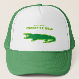Casquette Règle du crocodile (vert)