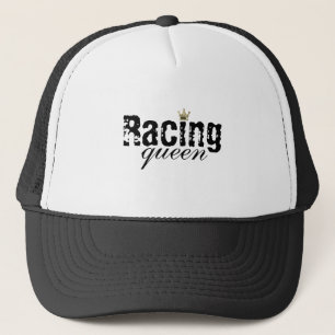 Casquette Reine de course Couronne Pilote de voiture de cour