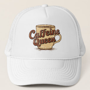 Casquette Reine de la caféine