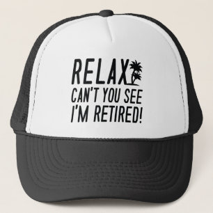 Casquette Relax, je suis retraité !