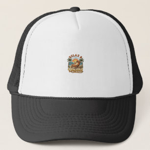 Casquette Relaxez-vous et détendez-vous Chat de plage Design