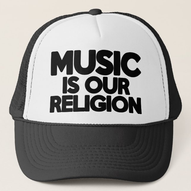 Casquette Religion de musique (Devant)