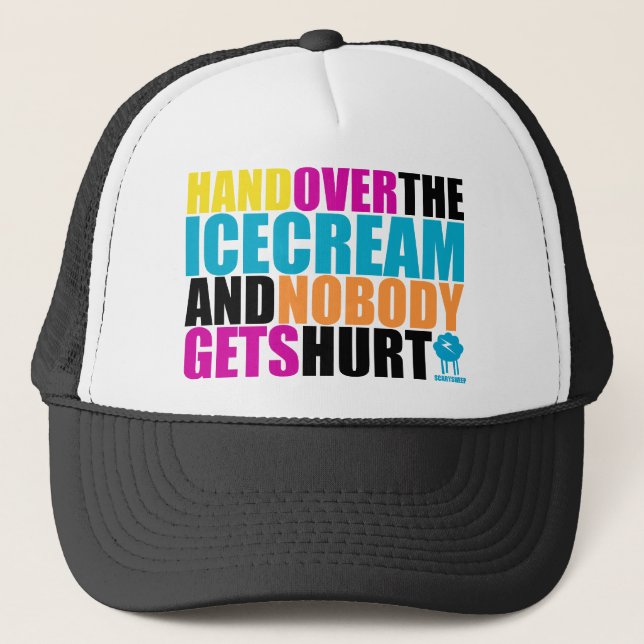 Casquette Remettez la glace et personne ne se fait blesser (Devant)