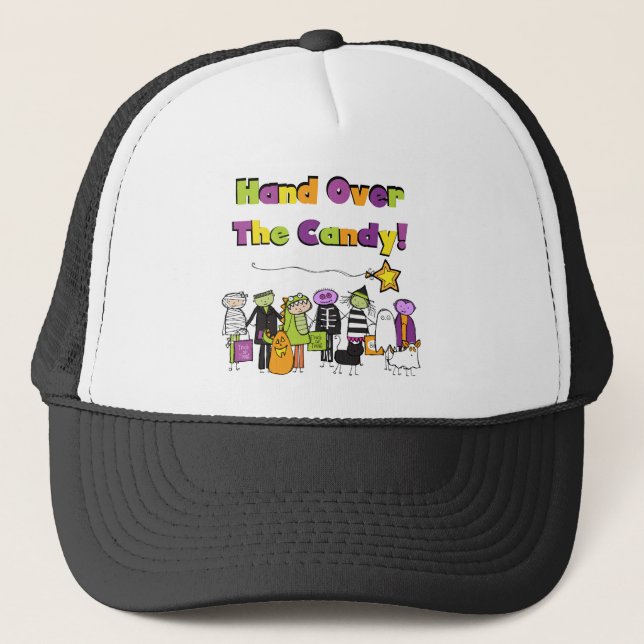 Casquette Remettez-vous les bonbons, les t-shirts et les cad (Devant)