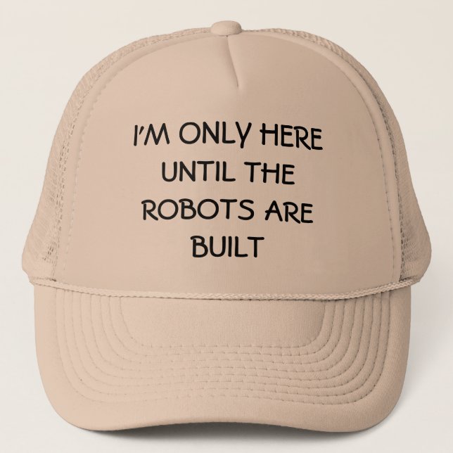 Casquette Remplacé par des robots ? Avenir (Devant)
