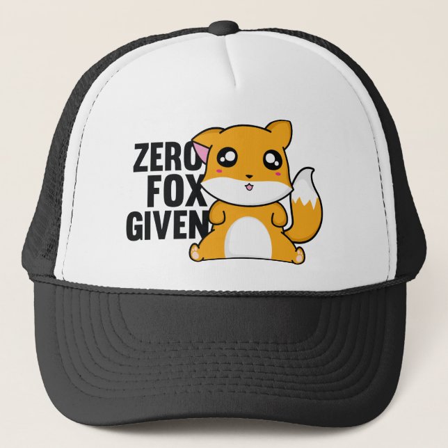 Casquette Renard zéro donné (Devant)