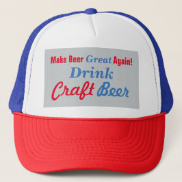 Casquette Rendre la bière grande à nouveau - gris