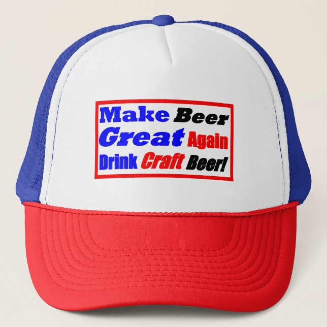 Casquette Rendre la bière super style boîte de nouveau (Devant)