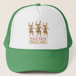 Casquette Renne drôle de Noël toutes les dames de tintement