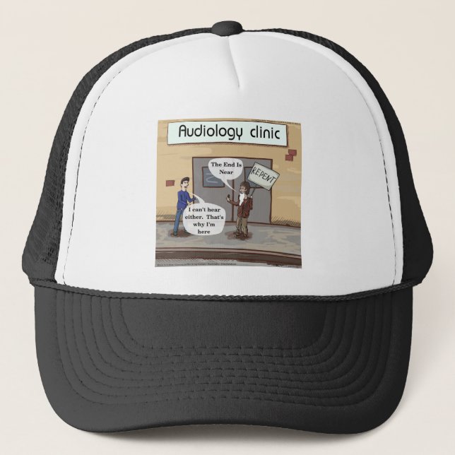 Casquette Repent for the Audiologist Office Funny (Devant)