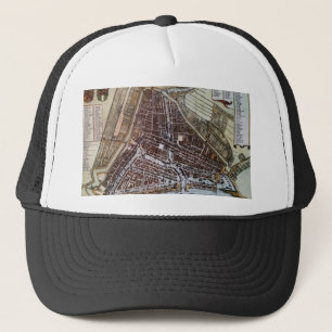 Casquette Réplique carte de la ville de Rotterdam 1652