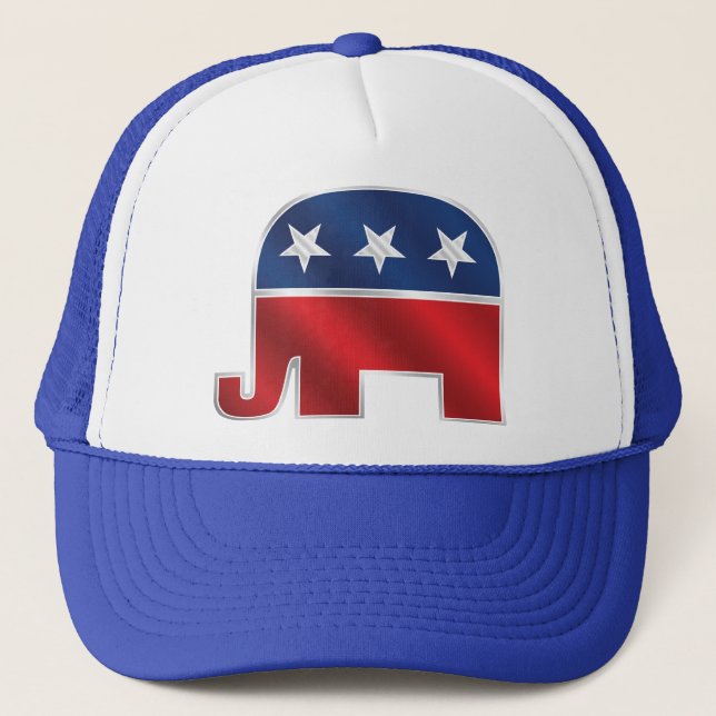 Casquette républicain de camionneur d'éléphant (Devant)
