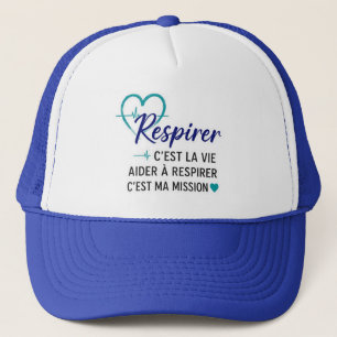 Casquette Respirer, c’est la vie ❤️ Hommage aux inh.