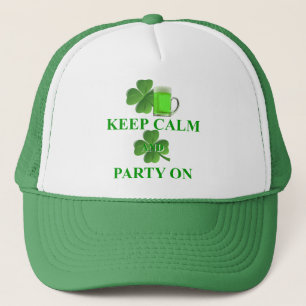 Casquette restez calme et faites la fête