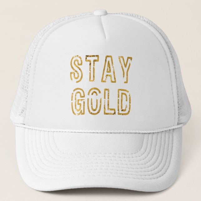 Casquette Restez Gold (Devant)
