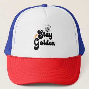 Casquette Restez Golden Super Retriever Chien Animaux Animau