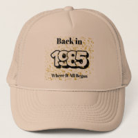 Retour en 1985, où tout a commencé, chapeau de cam