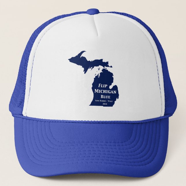 Casquette Retourner Michigan Blue en 2024 (Devant)