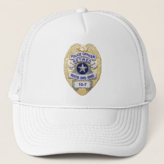 Casquette Retraité - Le badge de la Ligne Bleue Mince