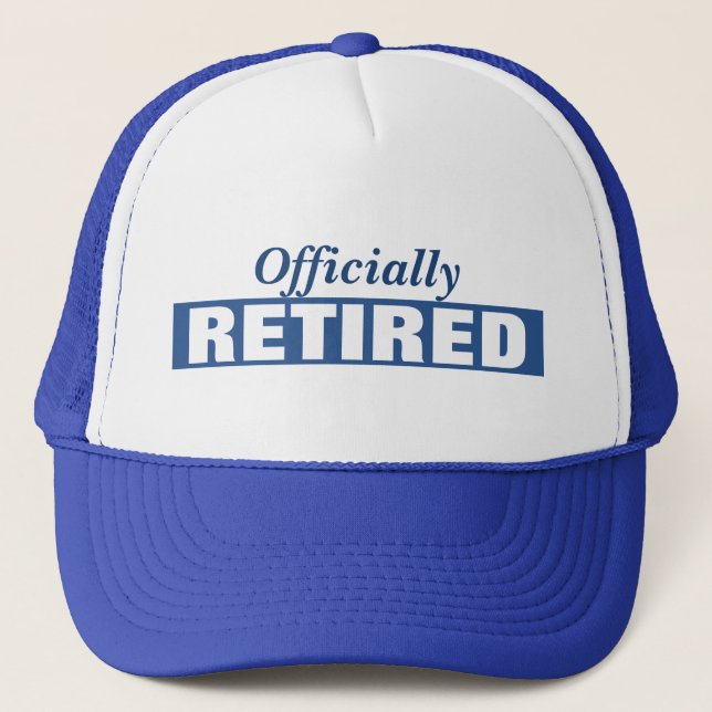 Casquette Retraité officiellement (Devant)