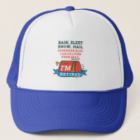 Retraité Postal Worker Custom Mailman Retraite