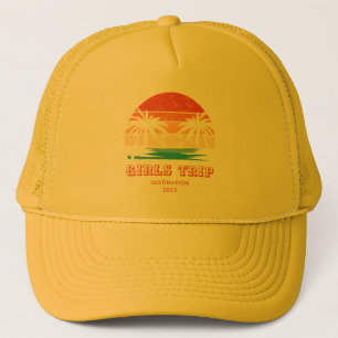 Casquette Retro coucher de soleil Filles voyage bachelorette