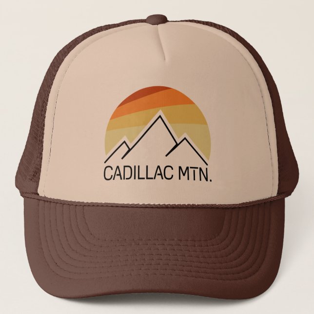 Casquette Rétro de la montagne Cadillac (Devant)