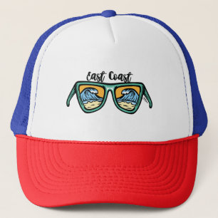 Casquette Retro East Coast (Côte Est rétro) l'oeuvre est des