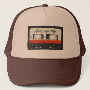 Casquette Rétro enregistreur à cassettes vintage de bande