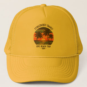 Casquette Retro Epic Famille Plage Voyage Personnalisé Vacan