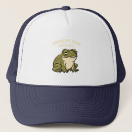 Casquette Retro Frog Barely Trying Trucker Hat