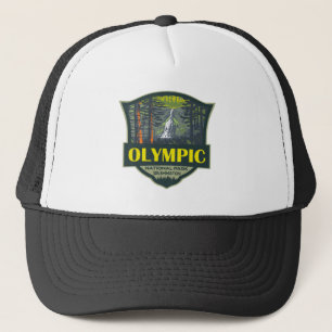 Casquette Retro Illustration du Parc National Olympique