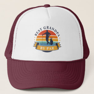 Casquette Retro Meilleur Grand-Père Par Par Golfeur Personna