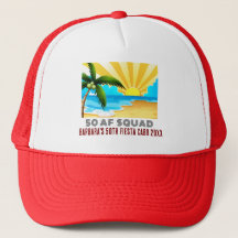 Retro Sunset Beach 50th AF Birthday Crew Squad Tru