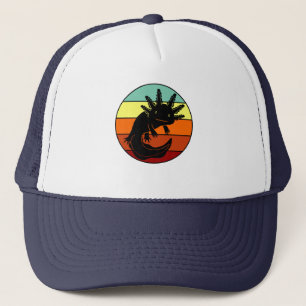 Casquette Rétro Vintage Axolotl Kawaii Amoureux des animaux