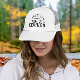 Casquette Retrouvailles familiales personnalisées rustiques