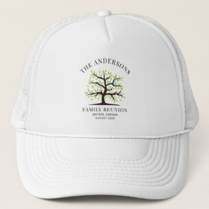 Casquette Réunion de famille Arbre généalogique personnalisé