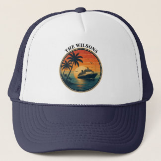 Casquette Réunion de famille Croisière personnalisée Casquet