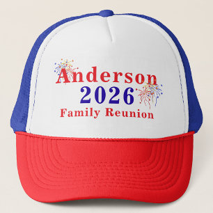 Casquette Réunion de famille patriotique