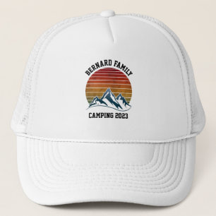 CASQUETTE RÉUNION FAMILIALE PERSONNALISÉE CAMPING SUNSET MOU