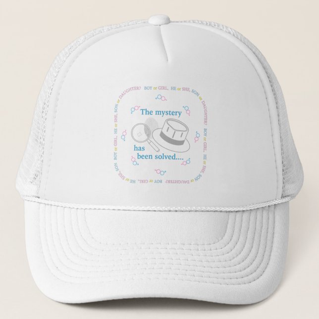 Casquette Révélation du sexe (Devant)