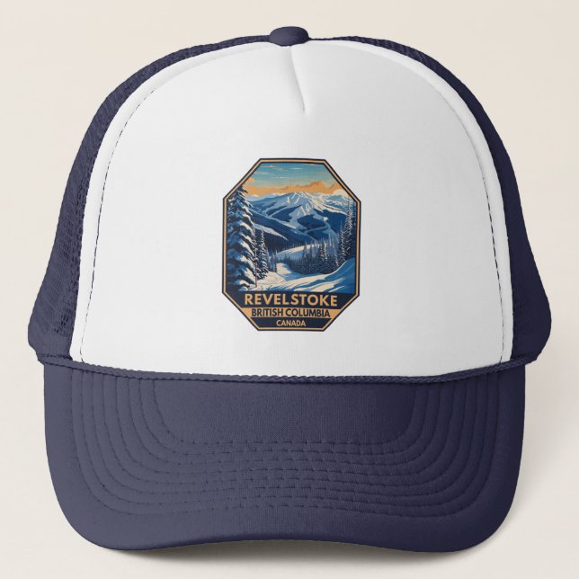 Casquette Revelstoke Canada Vintage hivernal (Devant)