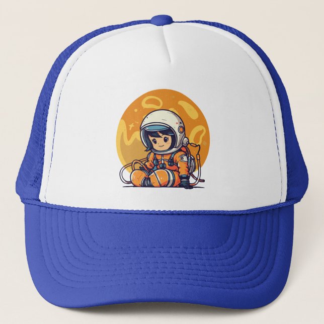 Casquette Rêvez grand, petit astronaute (Devant)