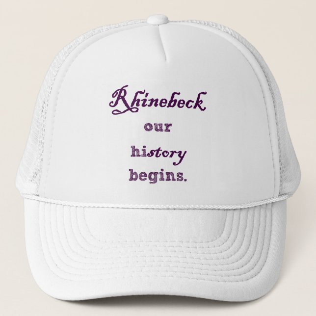 Casquette Rhinebeck, mon histoire commence ici (Devant)