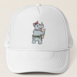 Casquette Rhino à la peinture avec des couleurs