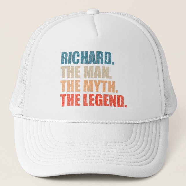 Casquette Richard L'Homme Le Mythe La Légende (Devant)