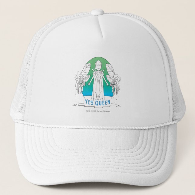 Casquette RICK ET MORTY™ | Oui Reine (Devant)