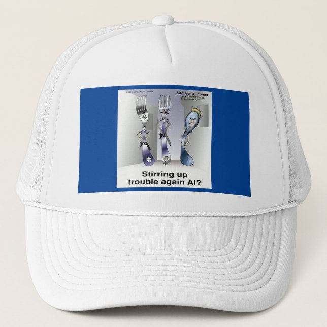 Casquette Rick London Funny Silverware Police (Devant)